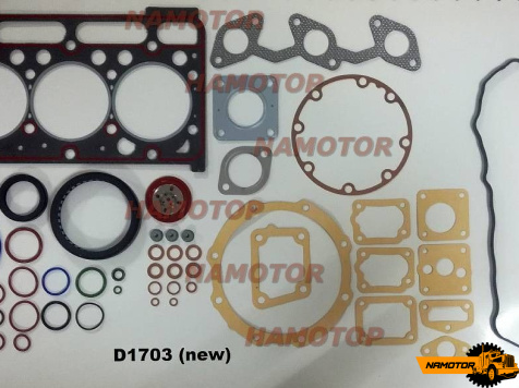 Ремкомплект двигателя KUBOTA D1703. D1803. 3D87 old 1g720-03311